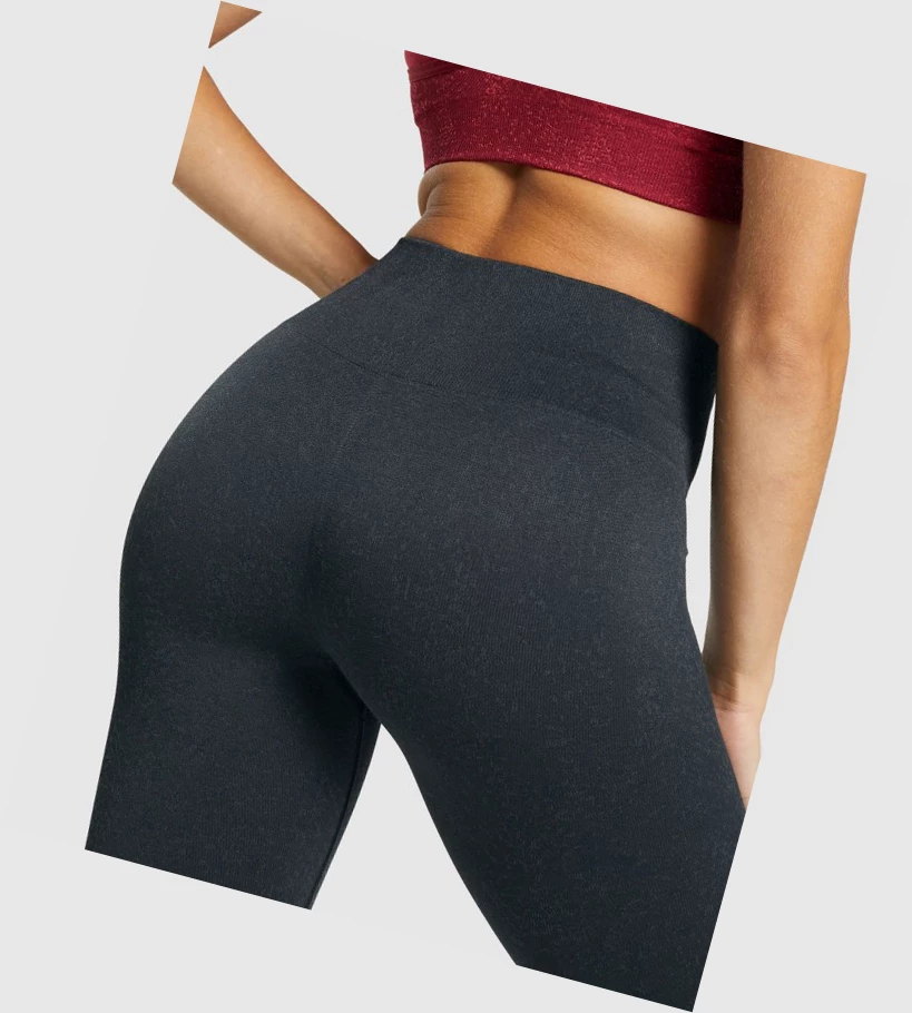 Leggins Gymshark Adapt Fleck Seamless High Waisted Mujer Negros | WLBYOEP-53