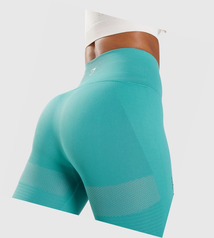 Leggins Gymshark Energy Seamless High Waisted Mujer Turquesa | KRBYPXJ-82