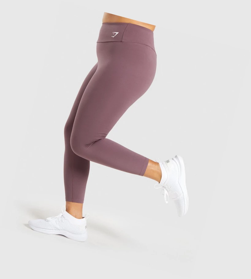 Leggins Gymshark Entrenamiento 7/8 High Waisted Mujer Marrom | GWTFCXR-89