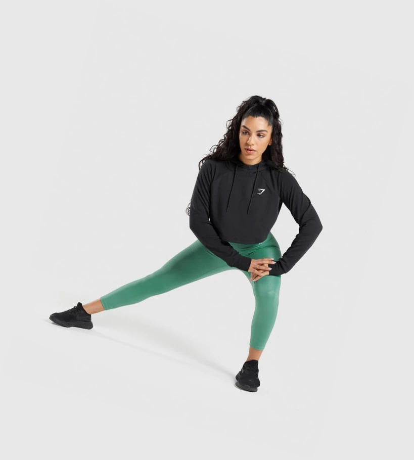 Leggins Gymshark Entrenamiento 7/8 High Waisted Mujer Verdes | IUDTSKE-71