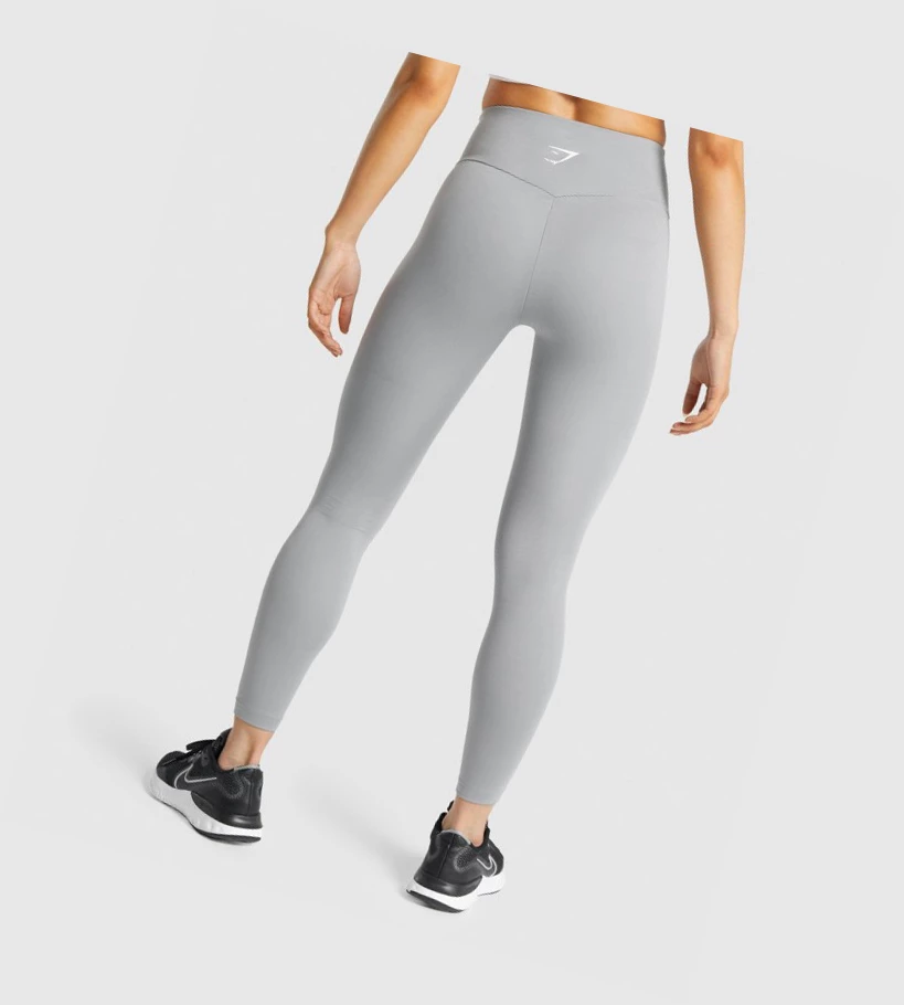 Leggins Gymshark Entrenamiento High Waisted Mujer Grises | VFZXGWP-38