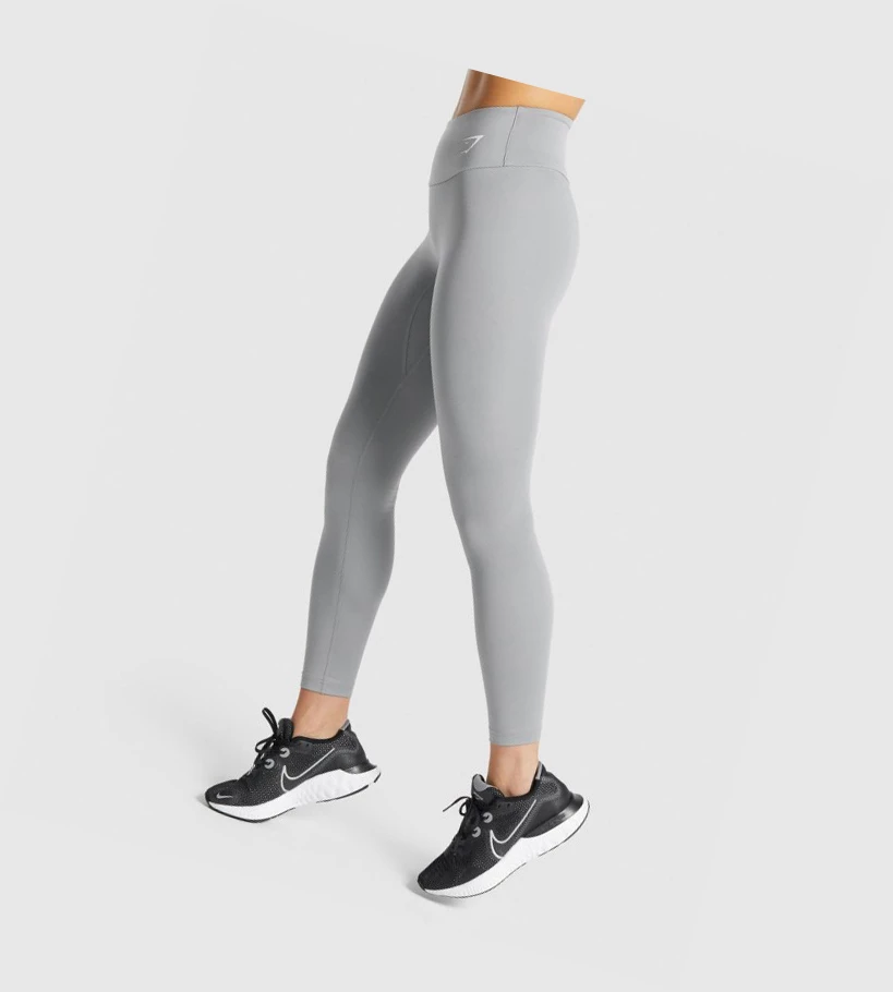 Leggins Gymshark Entrenamiento High Waisted Mujer Grises | VFZXGWP-38