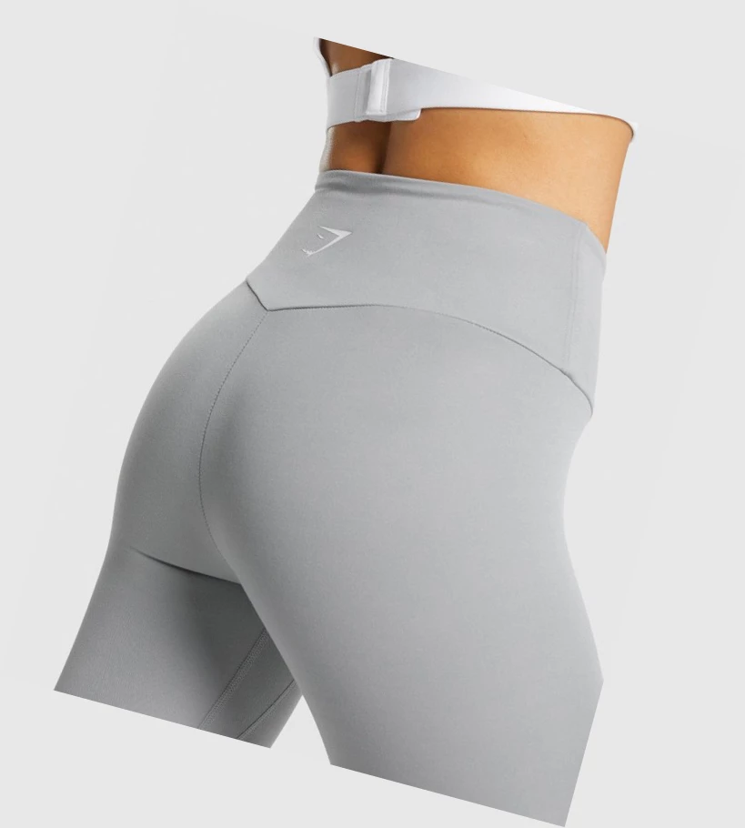 Leggins Gymshark Entrenamiento High Waisted Mujer Grises | VFZXGWP-38