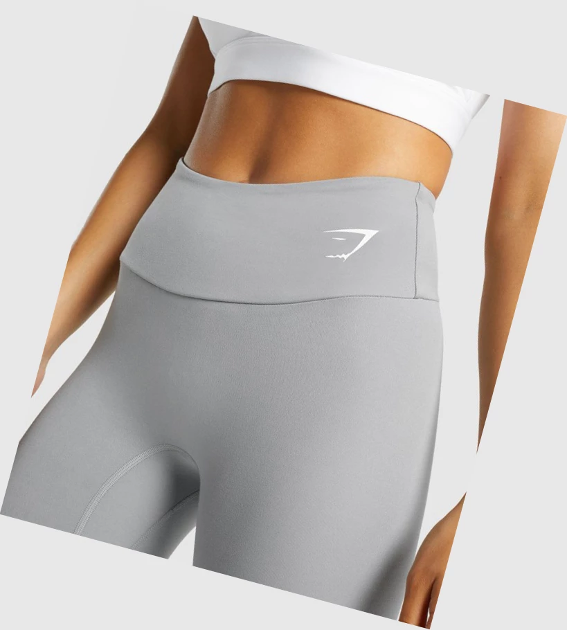 Leggins Gymshark Entrenamiento High Waisted Mujer Grises | VFZXGWP-38