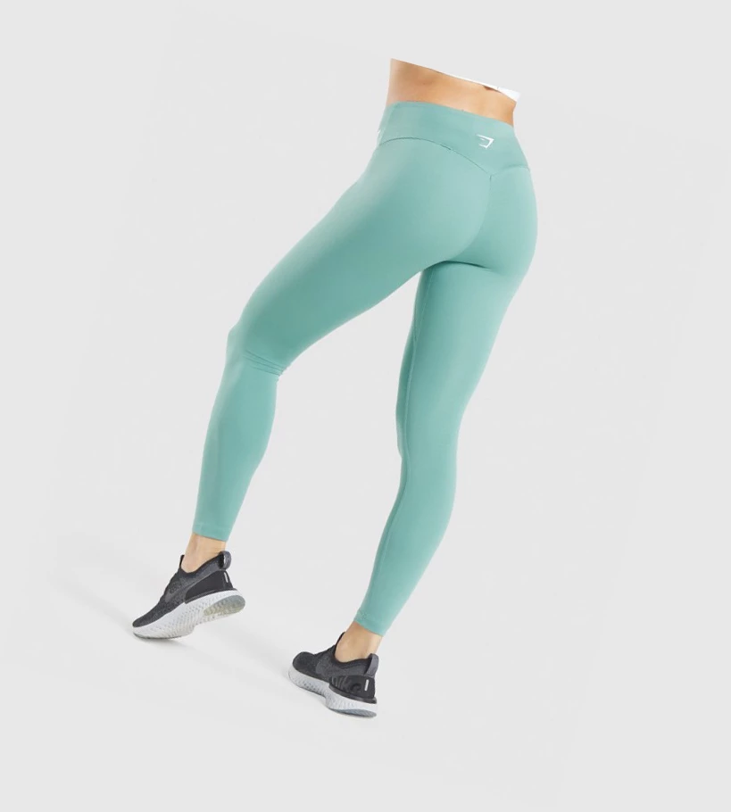 Leggins Gymshark Entrenamiento High Waisted Mujer Verdes Claro | ZFXRGPK-41