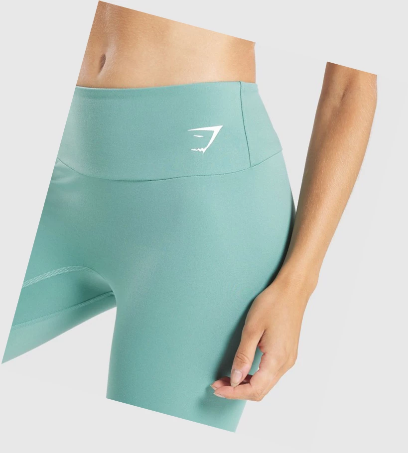 Leggins Gymshark Entrenamiento High Waisted Mujer Verdes Claro | ZFXRGPK-41