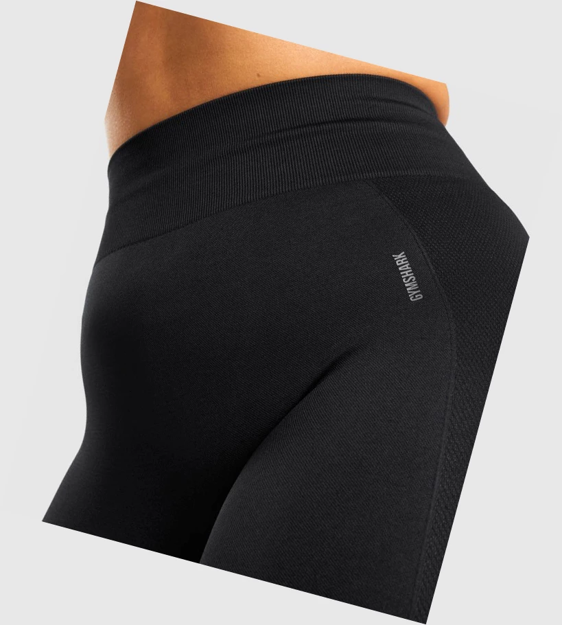 Leggins Gymshark Flex High Waisted Mujer Negros Grises | DCQHGBM-96