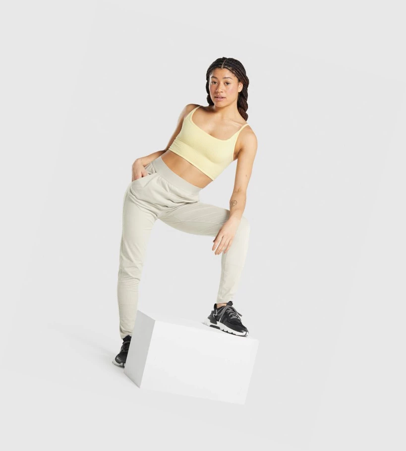 Leggins Gymshark Pause Cosy High Waisted Mujer Grises | WFVEOUG-98