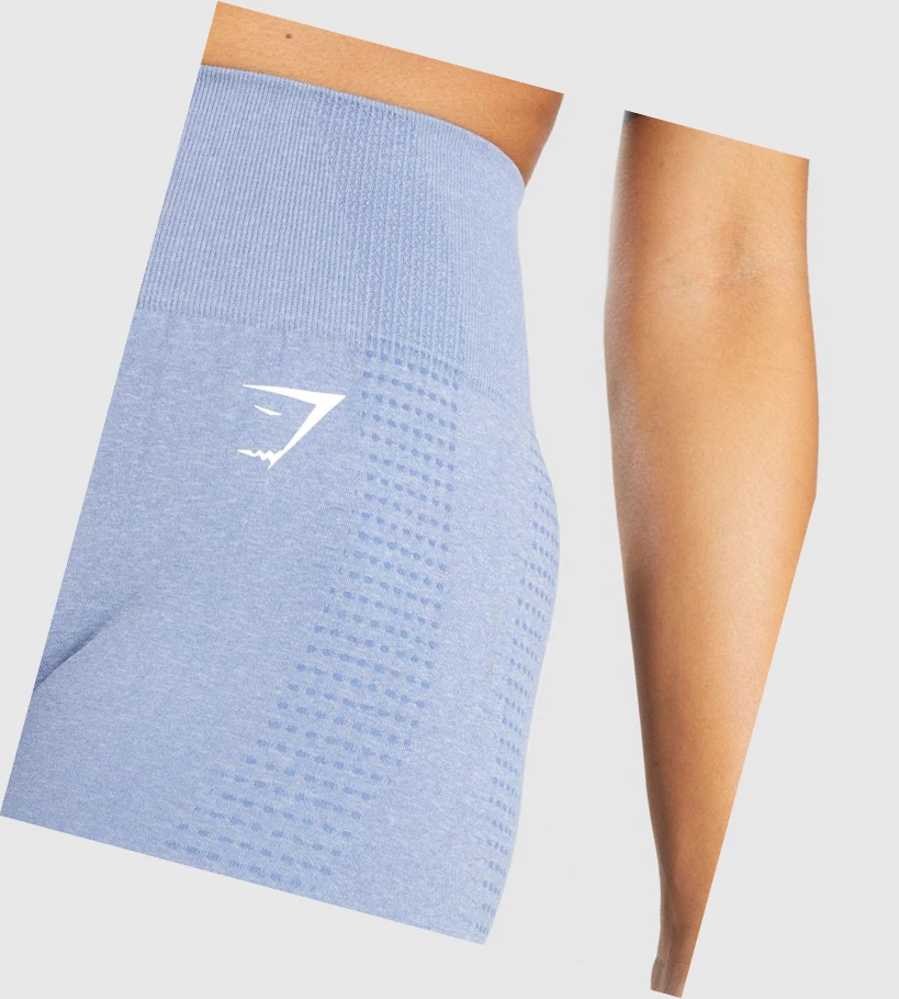 Leggins Gymshark Vital Seamless 2.0 High Waisted Mujer Azules | FWQDZKR-02