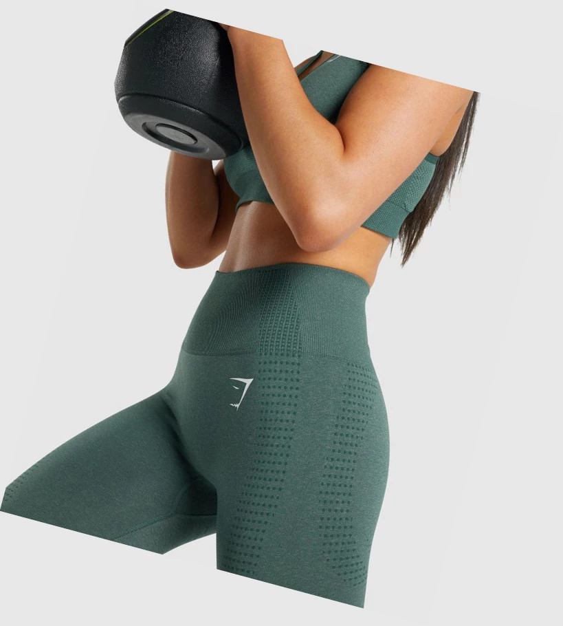 Leggins Gymshark Vital Seamless 2.0 High Waisted Mujer Verdes Oscuro | PZCMKGY-05