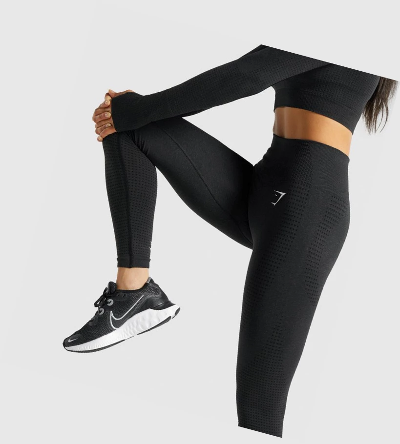 Leggins Gymshark Vital Seamless 2.0 High Waisted Mujer Negros | RCBMUAF-60