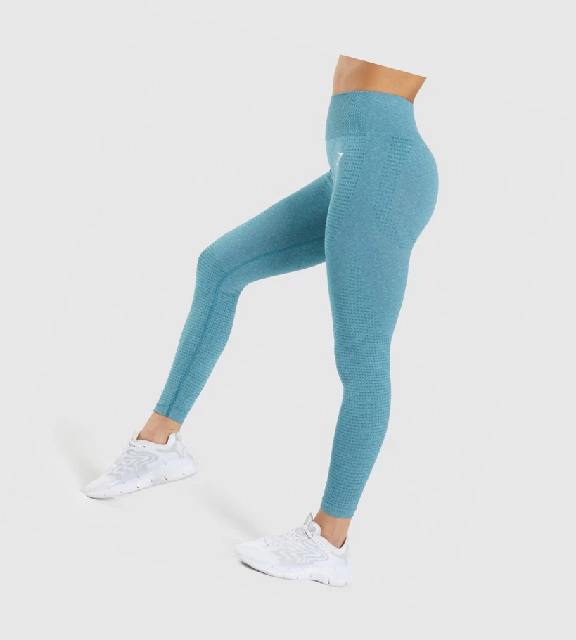 Leggins Gymshark Vital Seamless 2.0 High Waisted Mujer Turquesa | RKSMDBQ-67