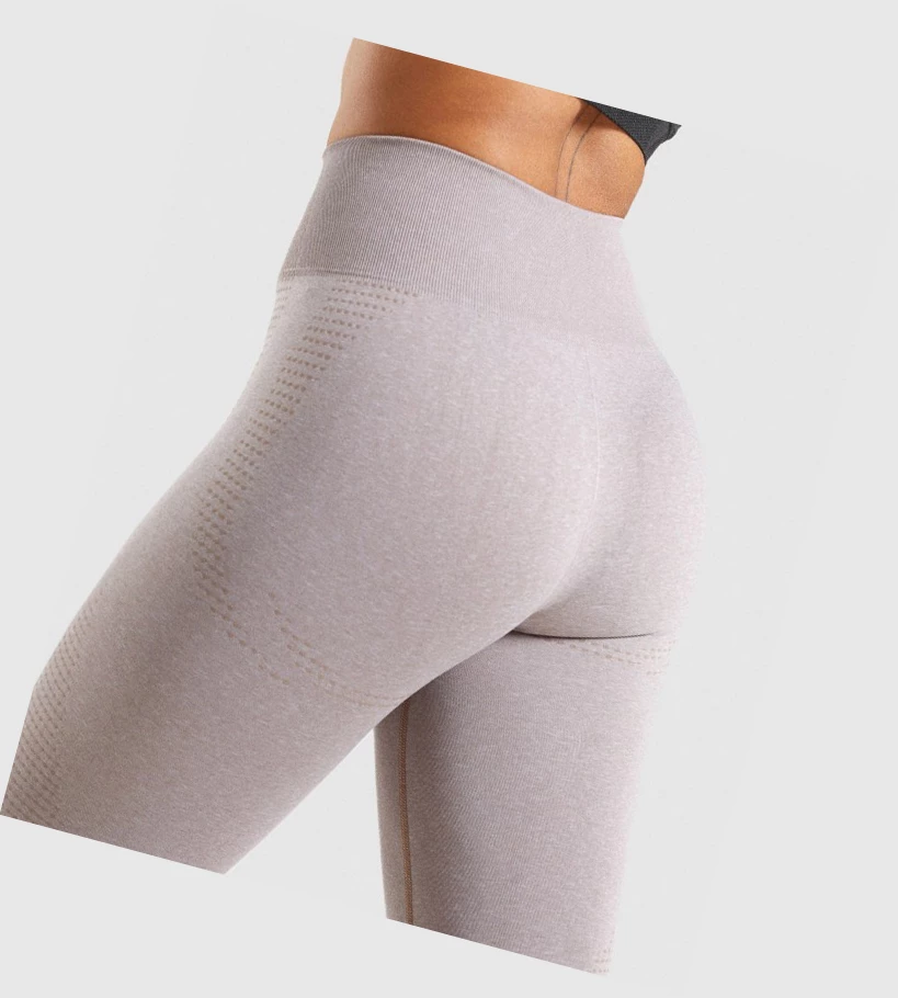 Leggins Gymshark Vital Seamless 2.0 High Waisted Mujer Grises Marrom | SGIRULP-61