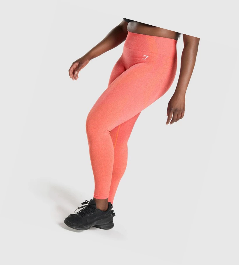 Leggins Gymshark Vital Seamless 2.0 High Waisted Mujer Naranjas | SNCGLYE-71