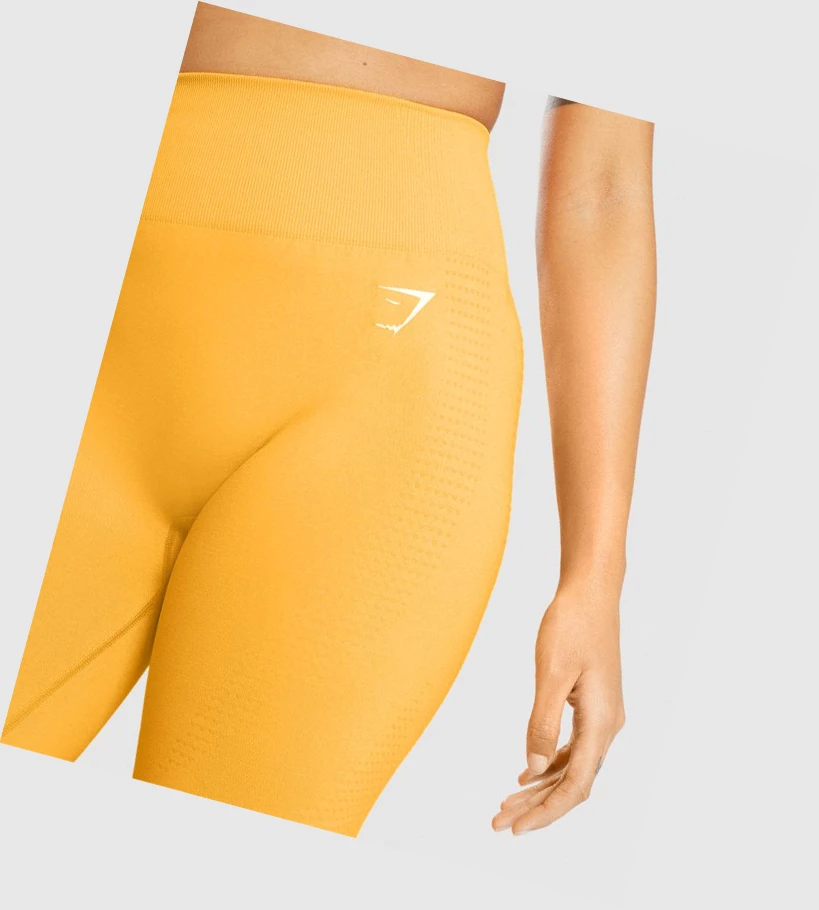 Leggins Gymshark Vital Seamless 2.0 High Waisted Mujer Amarillos | XOBIEJR-29