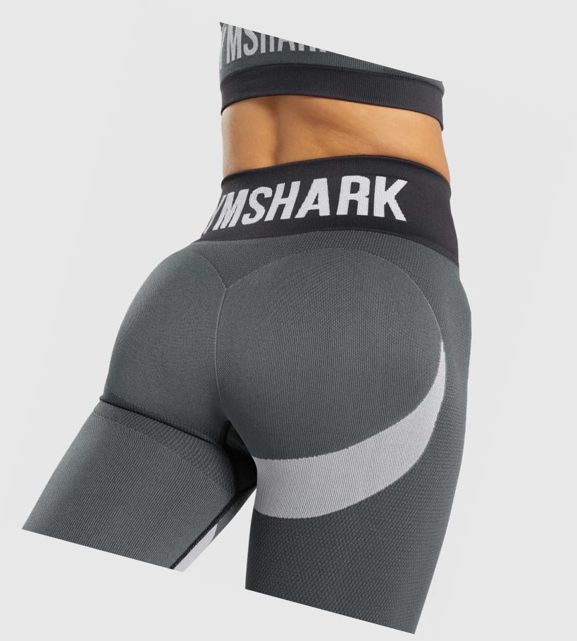 Leggins Gymshark WTFlex Seamless High Waisted Mujer Grises | LCKBZJA-68