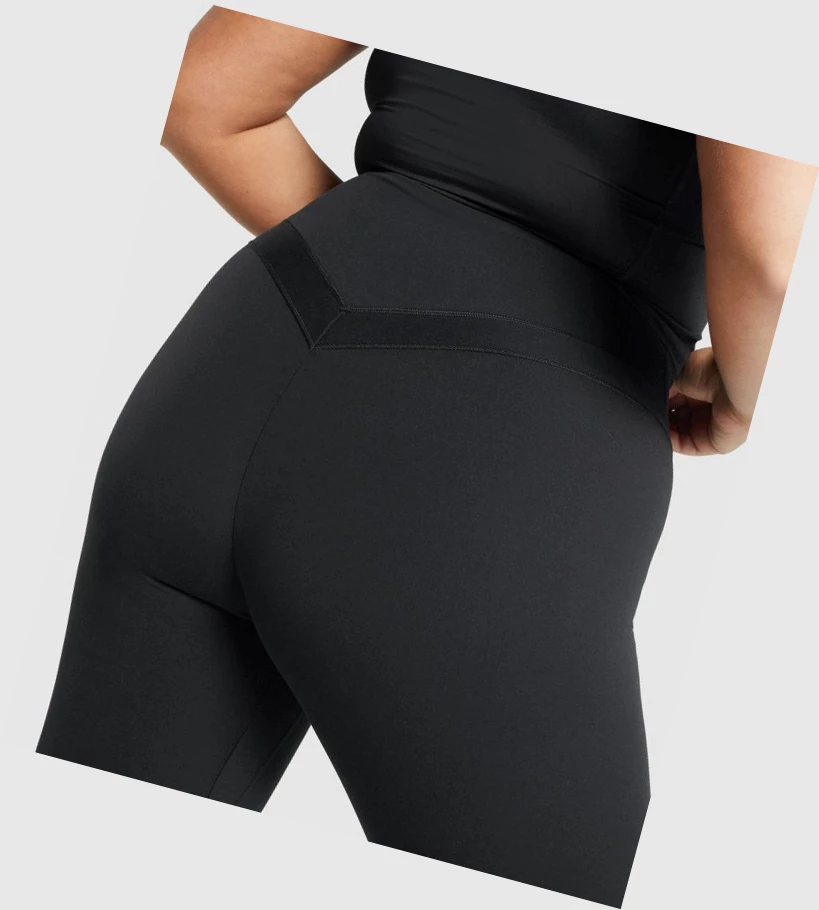 Leggins Gymshark Whitney High Rise High Waisted Mujer Negros | FXHQMTG-76