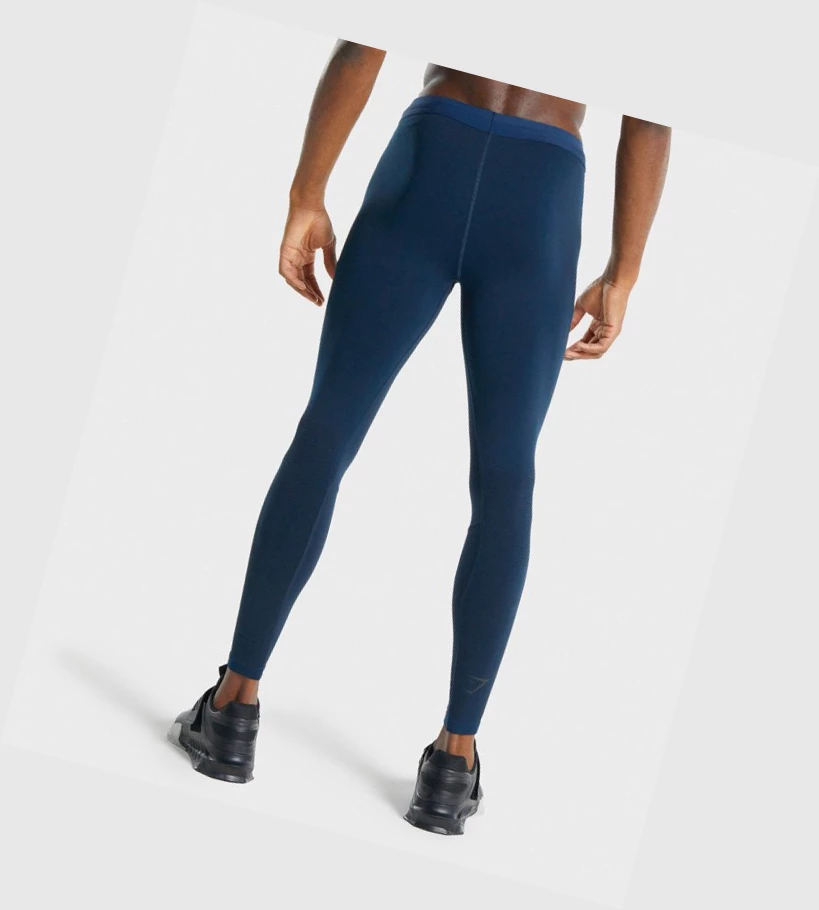 Pantalones Jogger Gymshark 315 Tights Hombre Azul Marino | BZQIGNW-10