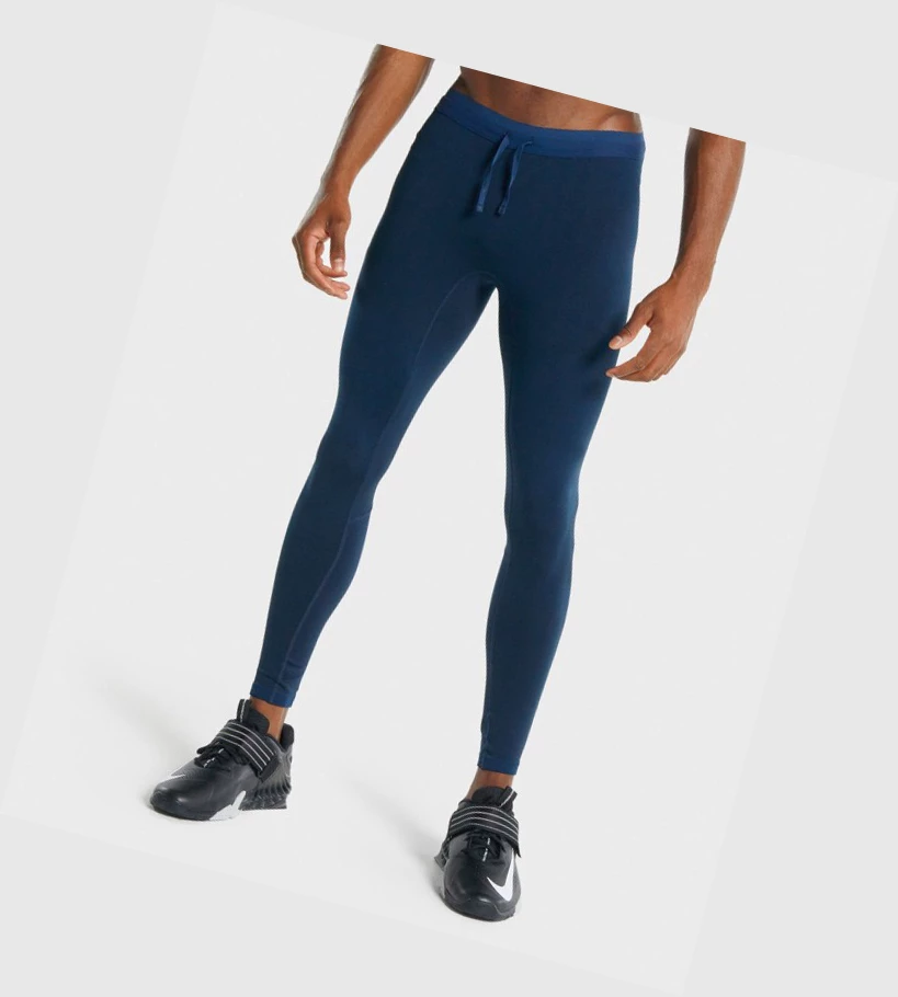 Pantalones Jogger Gymshark 315 Tights Hombre Azul Marino | BZQIGNW-10