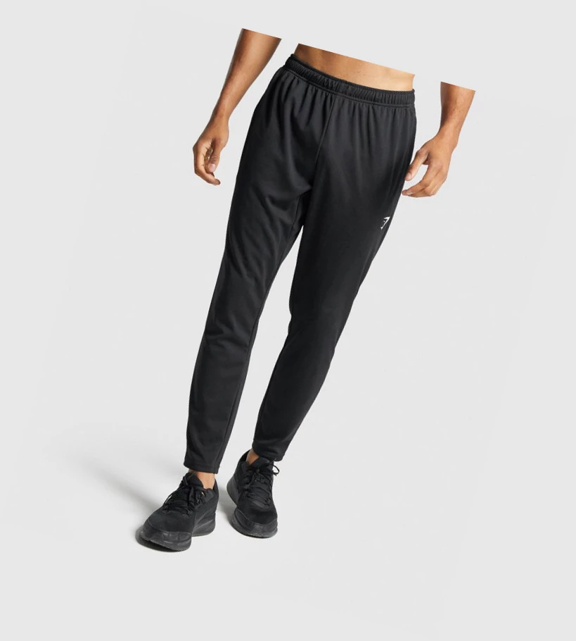 Pantalones Jogger Gymshark Arrival Knit Hombre Negros | HUVJWSO-29