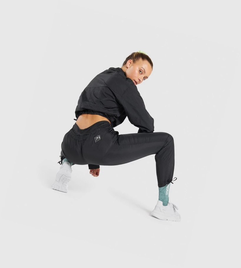 Pantalones Jogger Gymshark CTY Mujer Negros | XIQCTBG-32