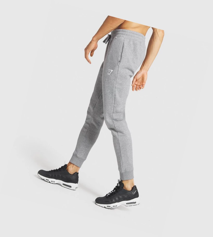 Pantalones Jogger Gymshark Crest Hombre Grises | OVAKZHL-01