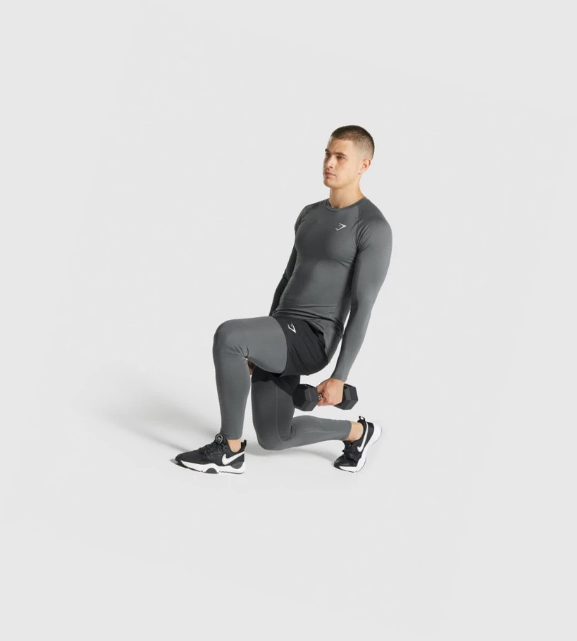 Pantalones Jogger Gymshark Element Baselayer Hombre Grises | LTJEQUX-09