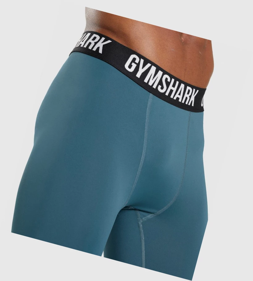 Pantalones Jogger Gymshark Element Baselayer Hombre Turquesa | MGSIOYN-20