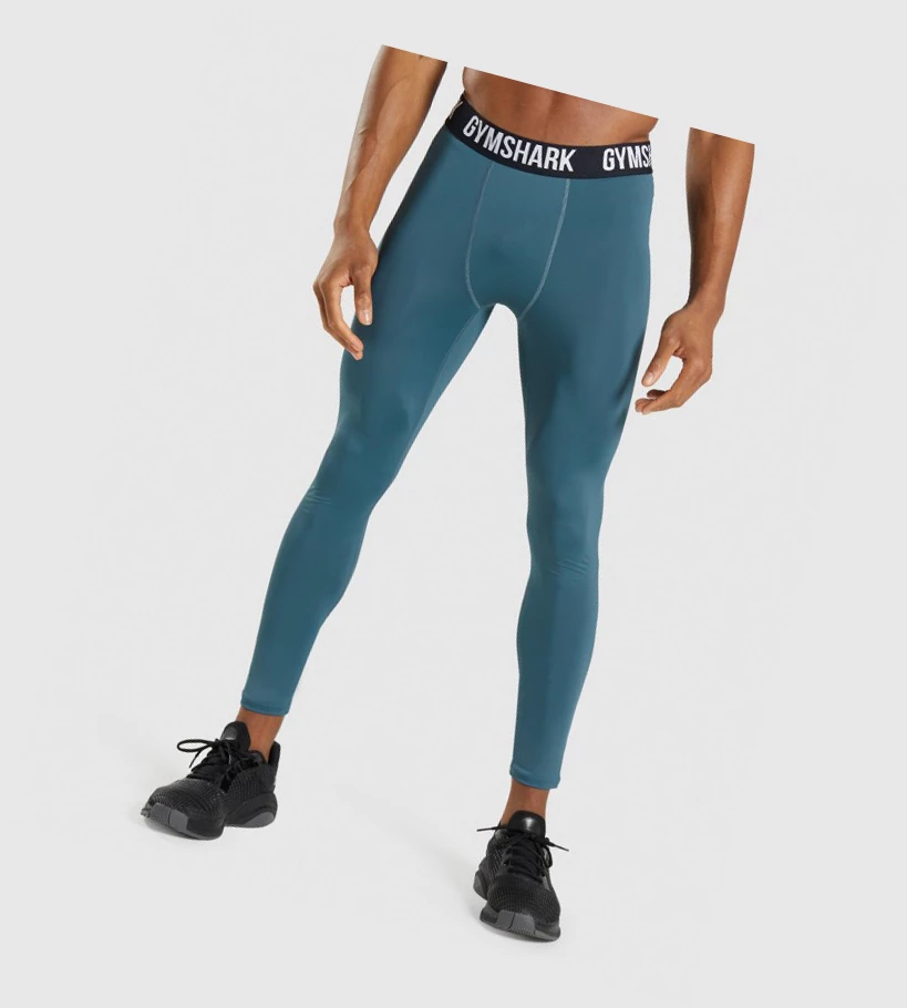 Pantalones Jogger Gymshark Element Baselayer Hombre Turquesa | MGSIOYN-20