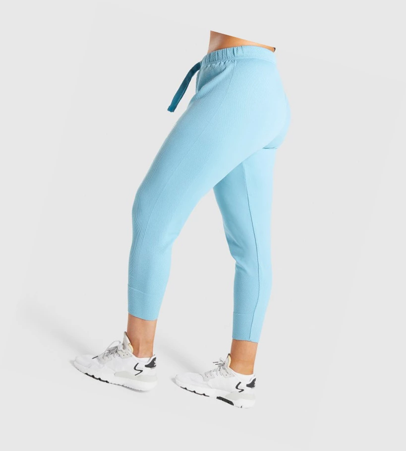 Pantalones Jogger Gymshark Pause Mujer Azules Claro | OYWVQTE-21