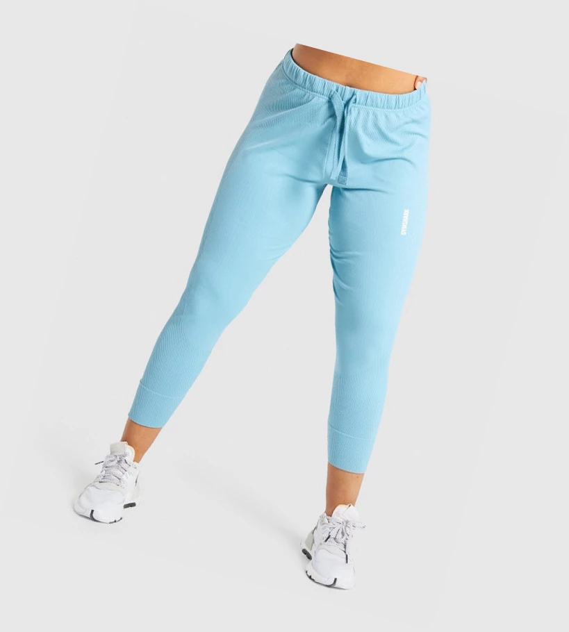 Pantalones Jogger Gymshark Pause Mujer Azules Claro | OYWVQTE-21