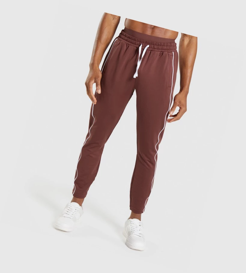 Pantalones Jogger Gymshark Recess Hombre Rosas Marrom Blancos | QYTPXGC-15