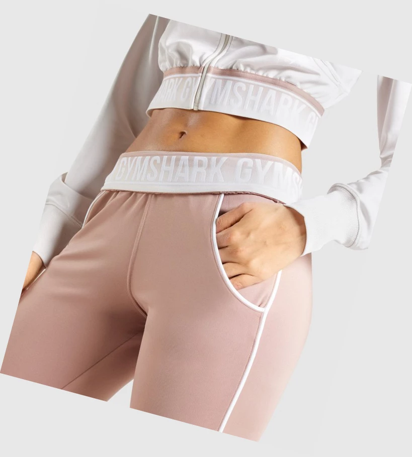 Pantalones Jogger Gymshark Recess Mujer Grises Marrom | HQSOXFM-68