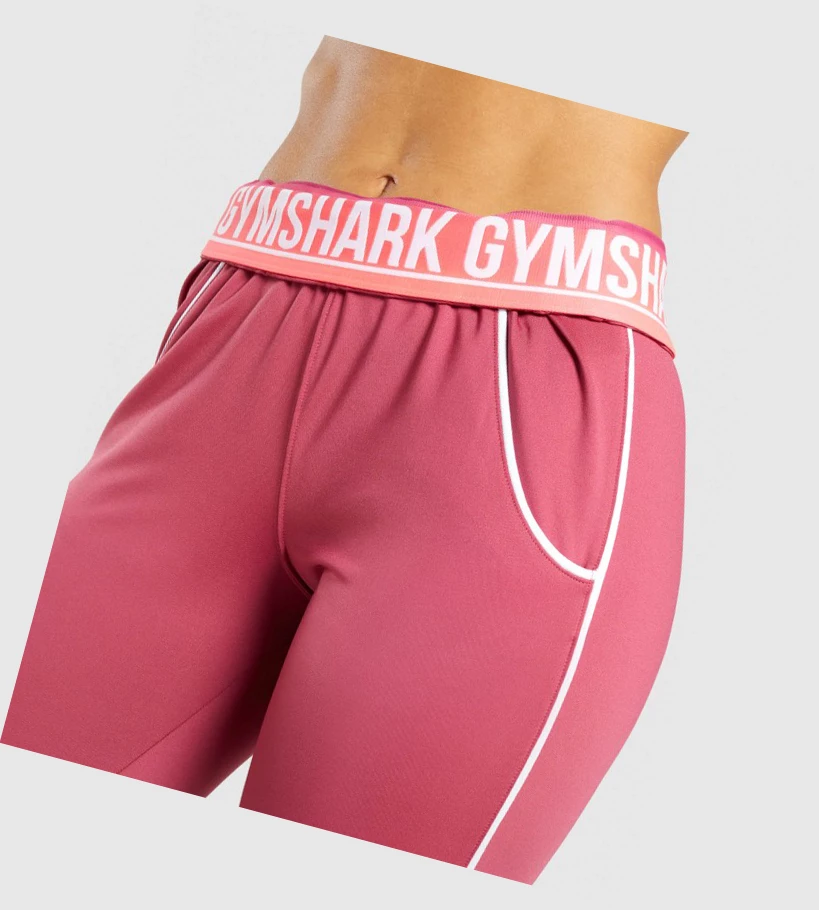 Pantalones Jogger Gymshark Recess Mujer Rosas | UFDKZSJ-70