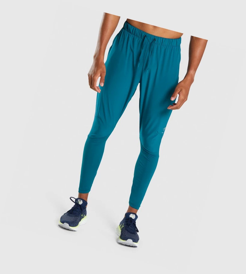 Pantalones Jogger Gymshark Speed Hombre Turquesa | RFZYGNE-90