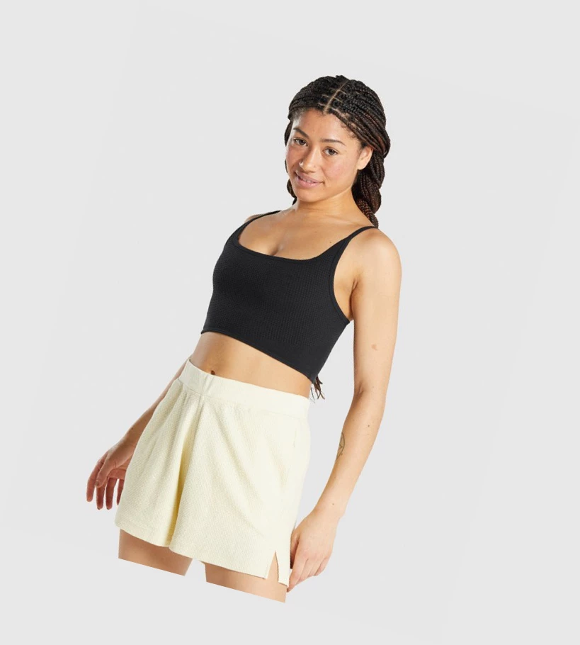 Ropa Interior Gymshark Pause Bralette Mujer Negros | QSHMXRW-96