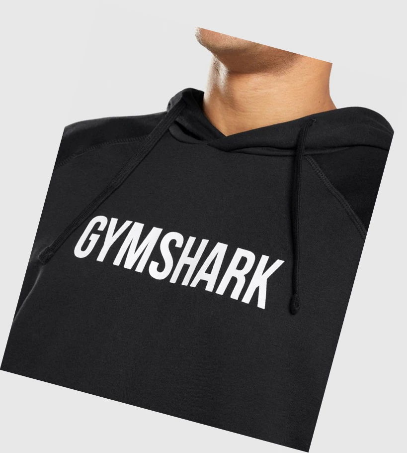 Sudadera Con Capucha Gymshark Apollo Hombre Negros | CJBLOSR-21