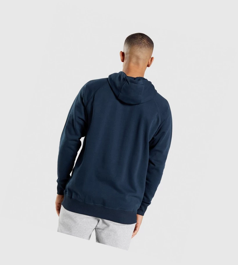 Sudadera Con Capucha Gymshark Apollo Hombre Azul Marino | SGRNAMH-15