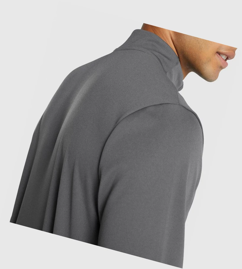 Sudadera Con Capucha Gymshark Arrival 1/4 Zip Hombre Grises | ALSYOQH-92