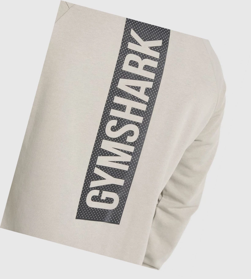 Sudadera Con Capucha Gymshark Bold Crew Hombre Grises | UNHAQMR-70