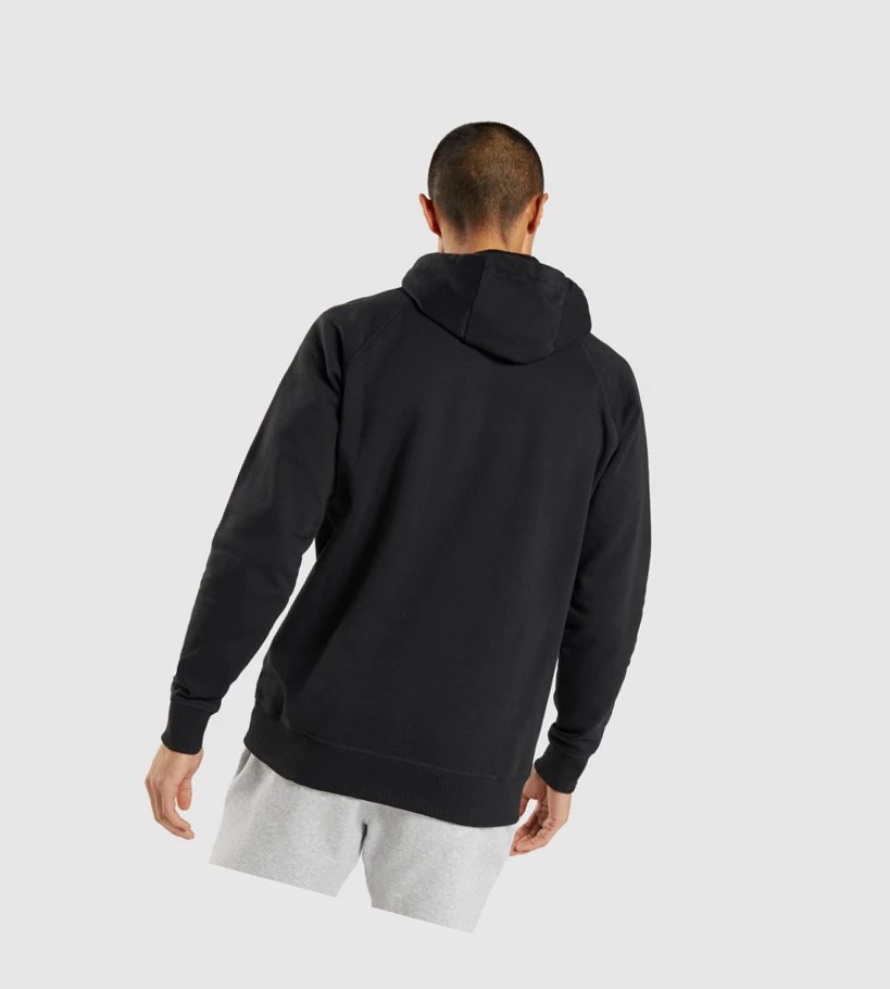 Sudadera Con Capucha Gymshark Central Hombre Negros | DWCYAZP-69