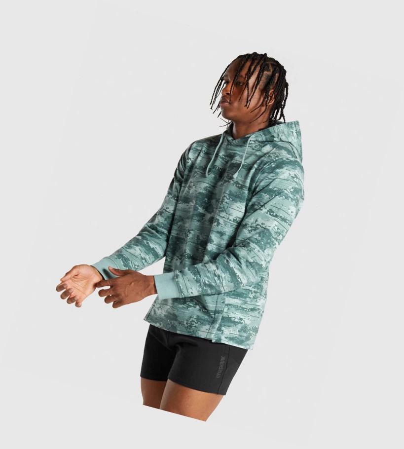 Sudadera Con Capucha Gymshark Chalk Hombre Verdes Claro | FWDRJPG-98