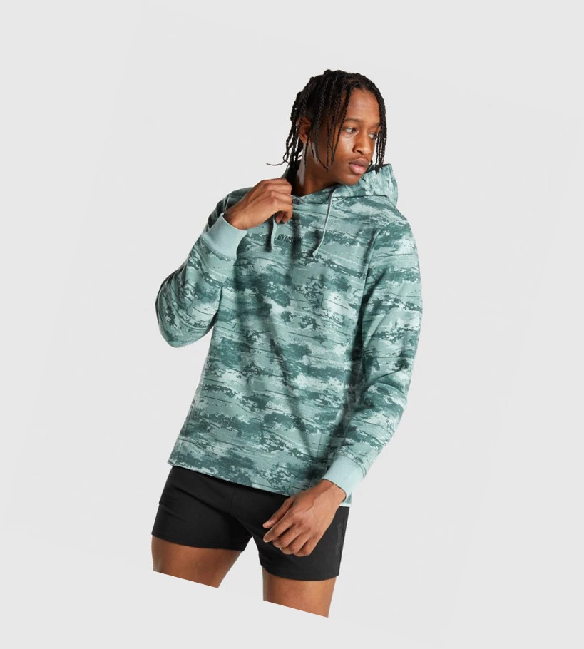 Sudadera Con Capucha Gymshark Chalk Hombre Verdes Claro | FWDRJPG-98