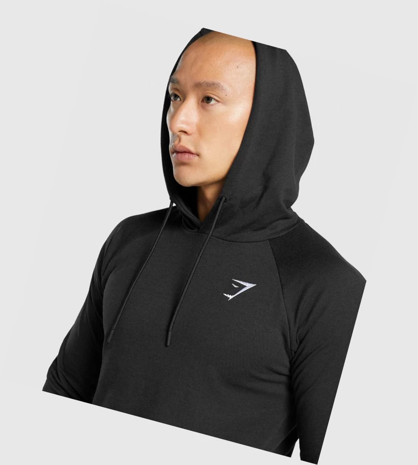 Sudadera Con Capucha Gymshark Critical 2.0 Hombre Negros | FGHOXPL-31