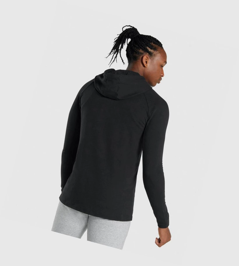 Sudadera Con Capucha Gymshark Critical 2.0 Zip Up Hombre Negros | PUANXJZ-06