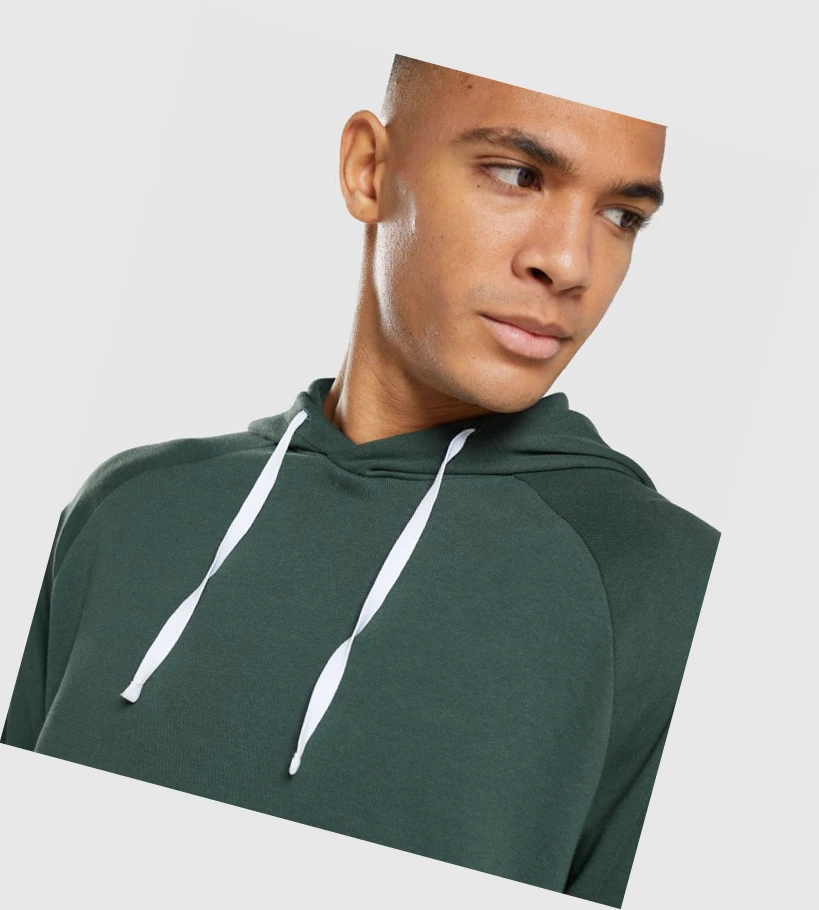 Sudadera Con Capucha Gymshark Recess Hombre Obsidian Verdes Blancos | AVGXCIH-48