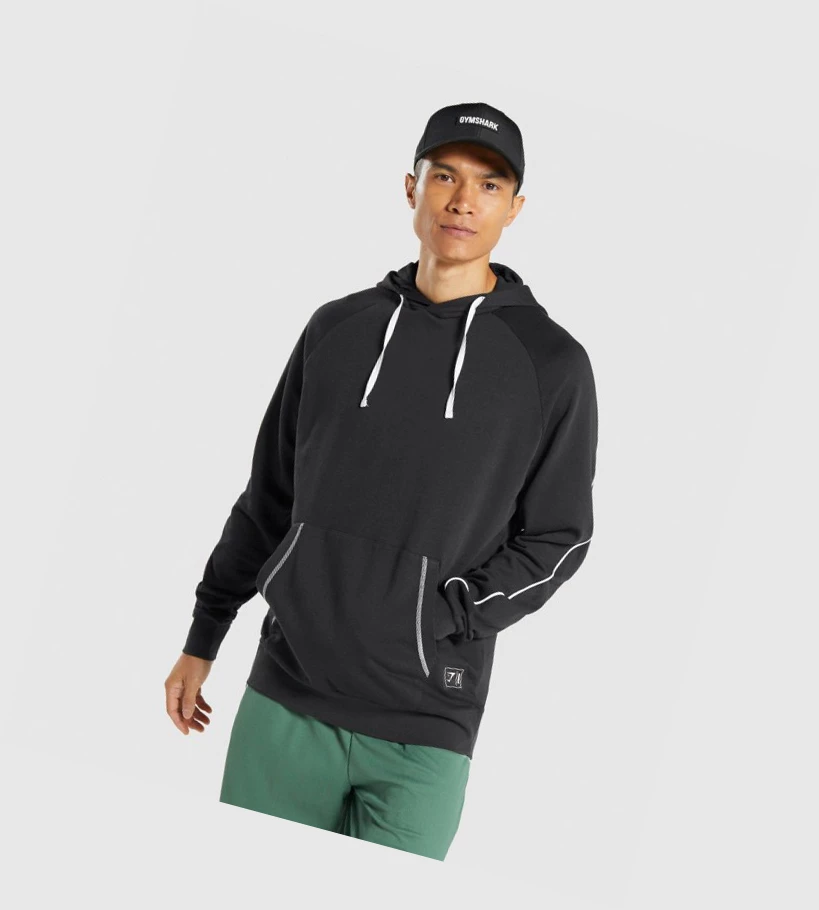 Sudadera Con Capucha Gymshark Recess Hombre Negros | MZOXEDS-54