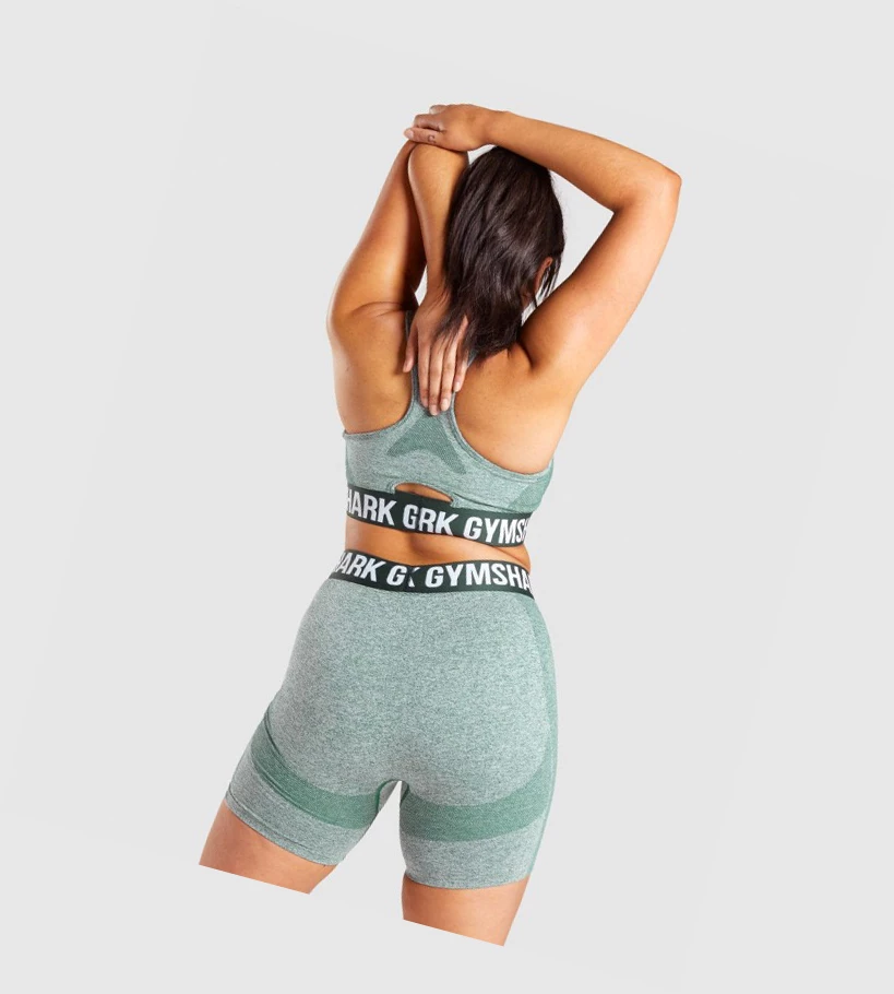 Sujetadores Deportivos Gymshark Flex Mujer Verdes Oscuro | BVZOTYR-32