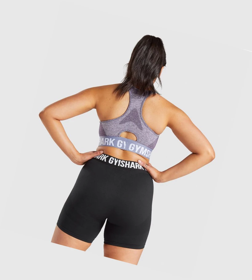 Sujetadores Deportivos Gymshark Flex Mujer Morados | EXYBRDW-58