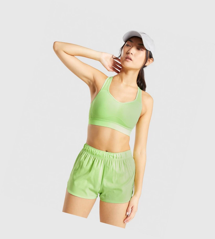 Sujetadores Deportivos Gymshark Ligeros High Support Entrenamiento Mujer Verdes | CZOIBRA-82